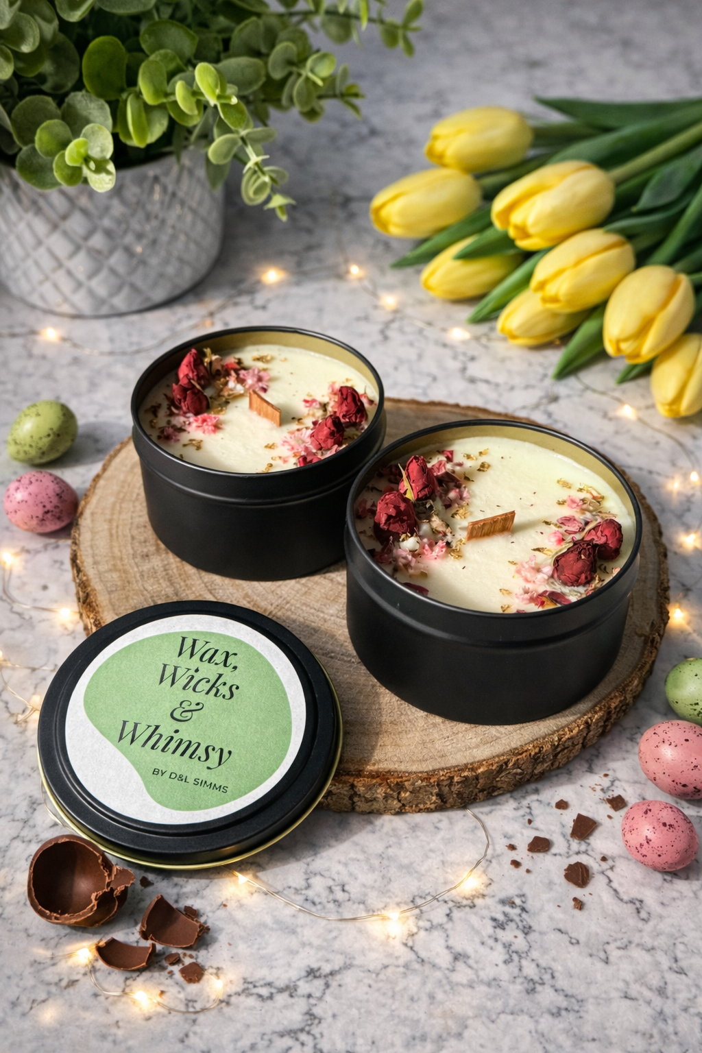 Candle Tin Decorated - 200ml