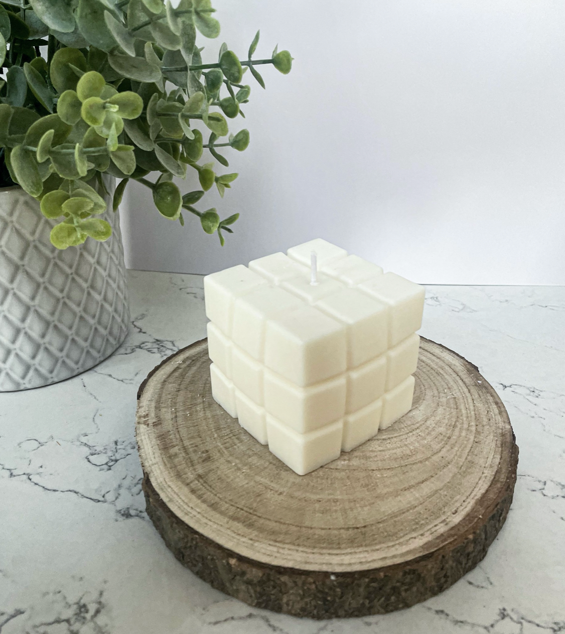 Decorative Cube Candle