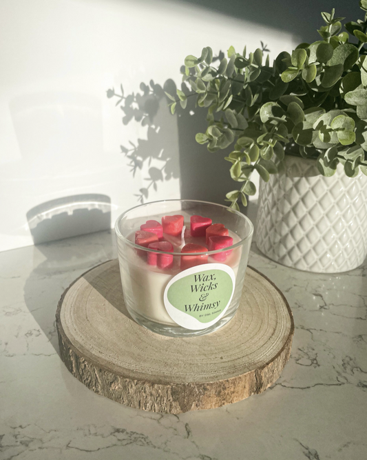 Valentine's Day Range - Round Glass Candle 150ml